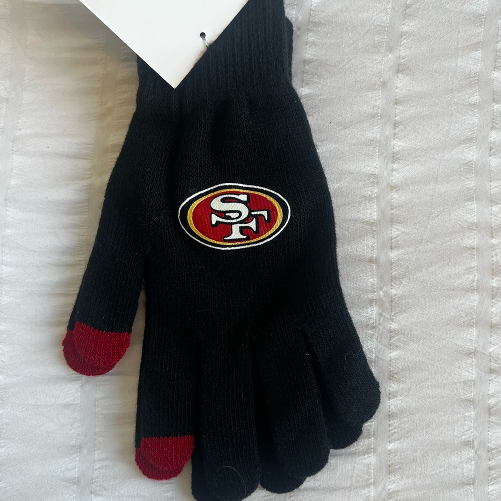 NFL San Francisco Glove Set